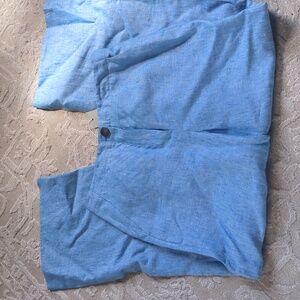 Boden 100% Linen Wide Leg Pants